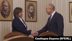 Корнелия Нинова се срещна с Румен Радев в сряда в президентството. 