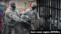 Фотоколаж. На території Мелітополя відомо про 5 місць, де утримують полонених