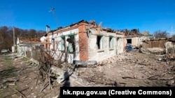 Наслідки російських обстрілів у Куп’янську, квітень 2024 року