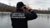 Bosnia and Herzegovina, Zvornik, Drina river, border with Serbia, border police 