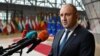 Румен Радев преди началото на заседанието на Европейския съвет в Брюксел, 23 март 2023 г.