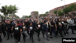 Armenia - People demonstrate in support of Gayane Hakobian, May 20, 2023.