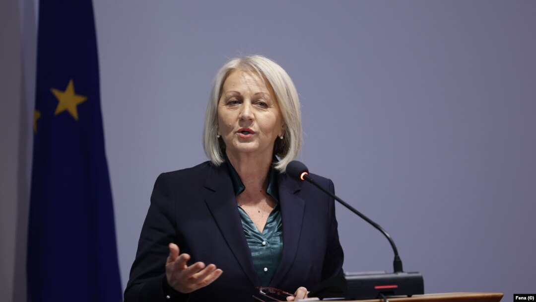 Predsjedavajuća Vijeća ministara BiH Borjana Krišto, Sarajevo, 19. oktobra 2023. 