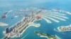 Район Palm Jumeirha в Дубае.