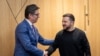 Stevo Pendarovski, predsjednik Sjeverne Makedonije i Volodomir Zelenski, predsjednik Ukrajine, Tirana, 28.2.2024.
