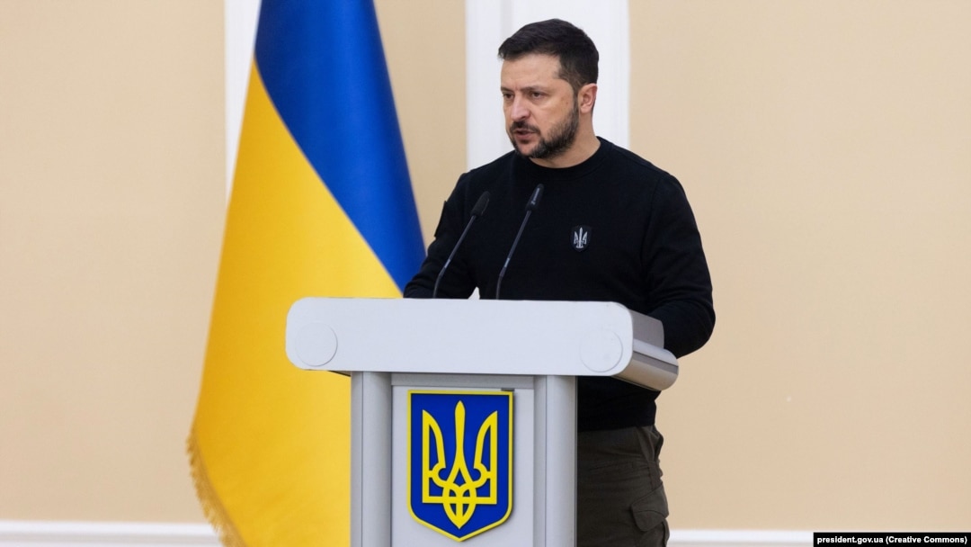 Украинскиот претседател Володимир Зеленски.