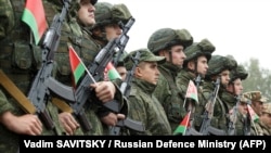 Ілюстраційне фото. Білоруські військові на відкритті російсько-білоруських навчань «Захід-2021»