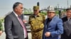 Переговоры делегаций Таджикистана и Кыргызстана на границе двух стран 