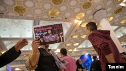 صفحه نخست روزنامه ایران در روز اعلام پیروزی دونالد ترامپ