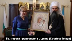 Българският патриарх Даниил се срещна с руската посланичка Елеонора Митрофанова, 28 януари 2025 г.