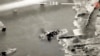 Кадр із відео удару українським БПЛА «Байрактар» по російському десантному катеру типу «Серна» біля острова Зміїний. Відео оприлюднили 7 травня 2022 року