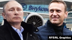 Володимир Путін та Олексій НАвальний, комбіноване фото