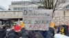 Sa okupljanja studenata u Sarajevu, 26. decembra 2024., zatražena je odgovornost za tragediju u Jablanici 4. oktobra prošle godine.