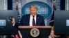 Трамп Ак Үйдөгү брифингде. Вашингтон, 21-июль, 2020-жыл