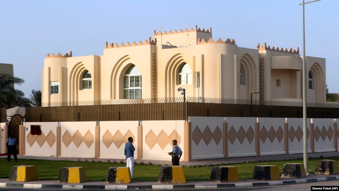 دفتر طالبان در قطر (عکس از آرشیو)