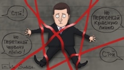 Президент України Володимир Зеленський очима російського художника Сергія Йолкіна
