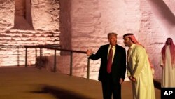 ABŞ-nyň prezidenti Donald Tramp we Saud Arabystanynyň mirasdüşer şazadasy Muhammed bin Salman