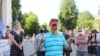 Валер Цапкала ў Маладэчне, архіўнае фота