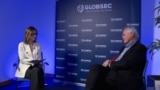 Prague: Former US ambassador, Christopher Hill, during an interview with RFE/RL
