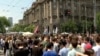 Protest članova akademske zajednice ispred zgrade Vlade Srbije u Beogradu, 9. jun 2025.