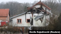 Objekat za smeštaj starih lica u Barajevu nakon požara, 20. januara 2025.