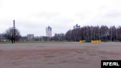 Пляцоўка ў менскім парку Дружбы народаў каля плошчы Бангалёр. Ілюстрацыйнае фота