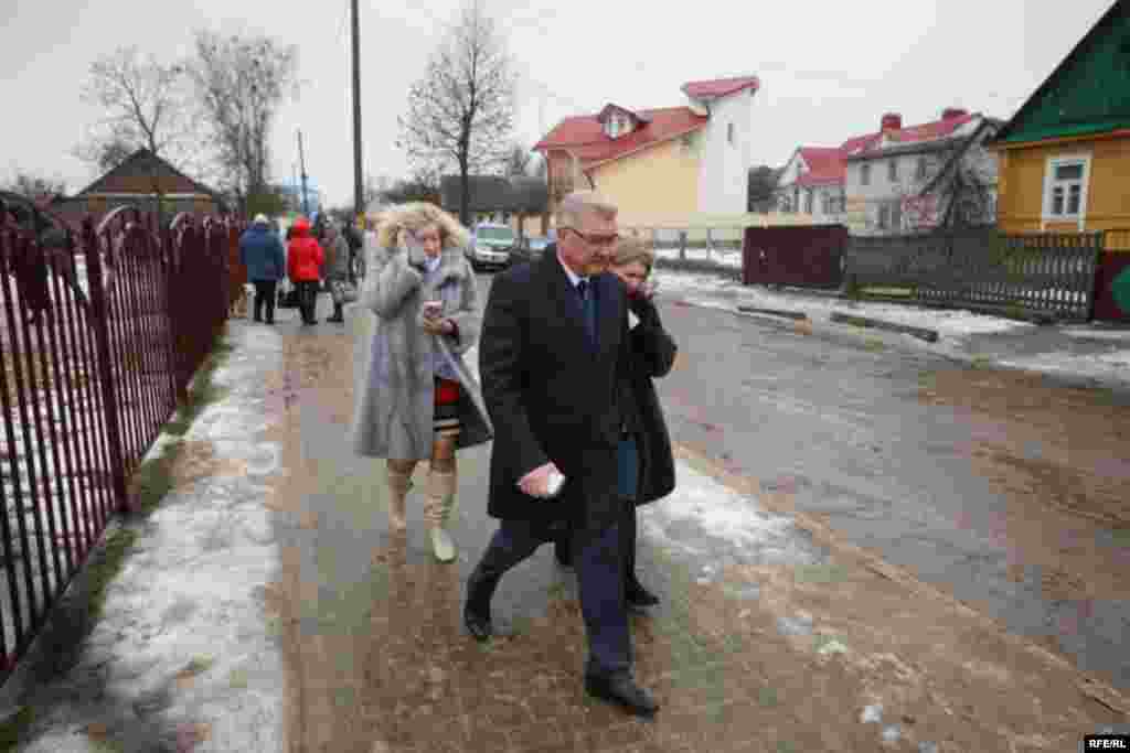 Міністар аховы здароўя Беларусі Валеры Малашка (на пярэднім пляне) 