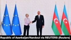Ուրսուլա ֆոն դեր Լայենի և Իլհամ Ալիևի հանդիպումը Բաքվում