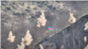 Armenia -- Azeri flag near Armenian Village Nerkin Hand. November, 2022