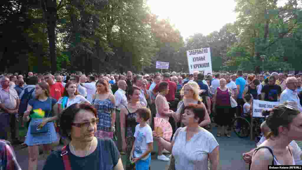 Policijska represija koju doživljavaju građani je još jedan od razloga okupljanja u banjalučkom parku. 