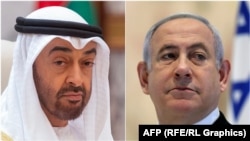 Prestolonaslednik Abu Dabija Muhamed al Nahjan i izraelski premijer Benjamin Netanjahu