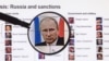 Нідерланди. Плакат «Путіне, Гаазький трибунал чекає на тебе!» на акції проти агресії Росії щодо України. Амстердам, 6 березня 2022 року