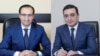 Министр здравоохранения Арсен Торосян (слева) и ректор ЕГМУ Армен Мурадян 