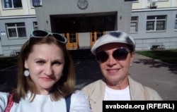 Алена Шабуня і Тацяна Севярынец падалі заяву ў пракуратуру (архіўнае фота)