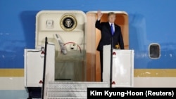 Дональд Трамп, як і Кім Чен Ин, прибув у Сінгапур 10 червня
