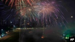 Vatromet iznad Mumbaija, Indija, 30. oktobra 2024.