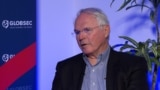 Prague: Former US ambassador, Christopher Hill, during an interview with RFE/RL
