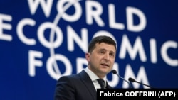 Президент України Володимир Зеленський у Давосі, 22 січня 2020 року