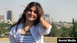 سپیده قلیان لحظانی پس از‌ آزادی از زندان اوین
