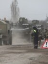 Российские военные грузовики в Крыму, архивное фото