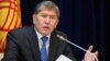 Kyrgyzstan - Kyrgyz President Almazbek Atambayev speaks during a news conference at the Ala-Archa state residence outside Bishkek, 29Dec2011