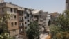 Iran - A building stands damaged in the aftermath of Israeli strikes, in Tehran, Iran, June 14, 2025. 