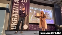 Олег Сенцов на врученні 