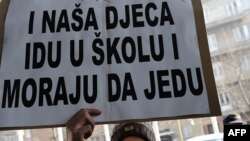 Sa jednog od protesta u Sarajevu
