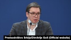 Српскиот претседател Александар Вучиќ