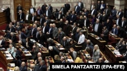 Од вчерашната расправа во грчкиот парламент
