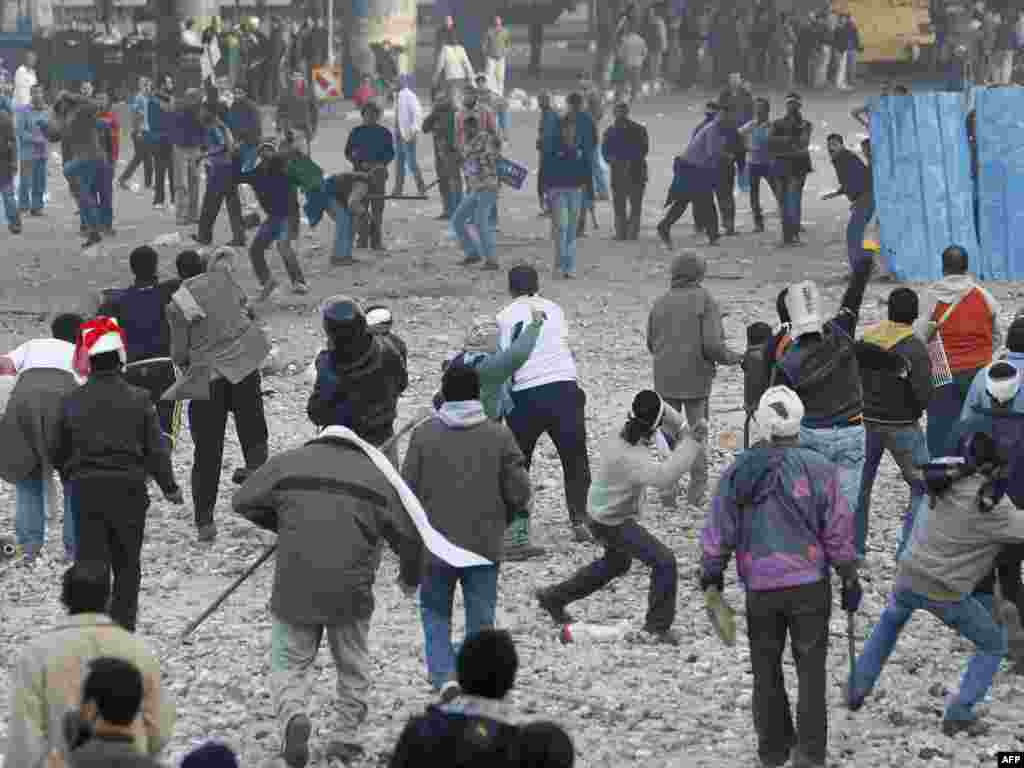 Kairo, 03.02.2011. Foto: AFP / Mohammed Abed