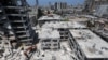 Aftermath of missile attack from Iran on Israel