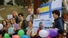 На акції в Києві привітали з 55-річчям фігуранта справи «українських диверсантів» Дудку