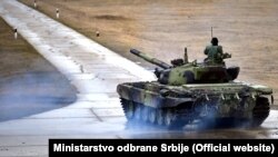Tenk M-84 Vojske Srbije na redovnoj vežbi (3. februar 2020.)